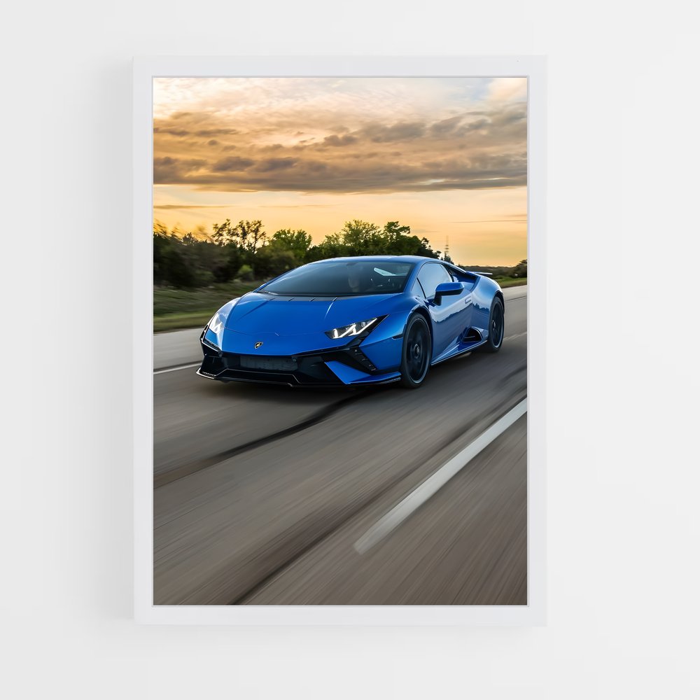 Poster Huracan de Lamba – affiche Lamborghini (vue 3)